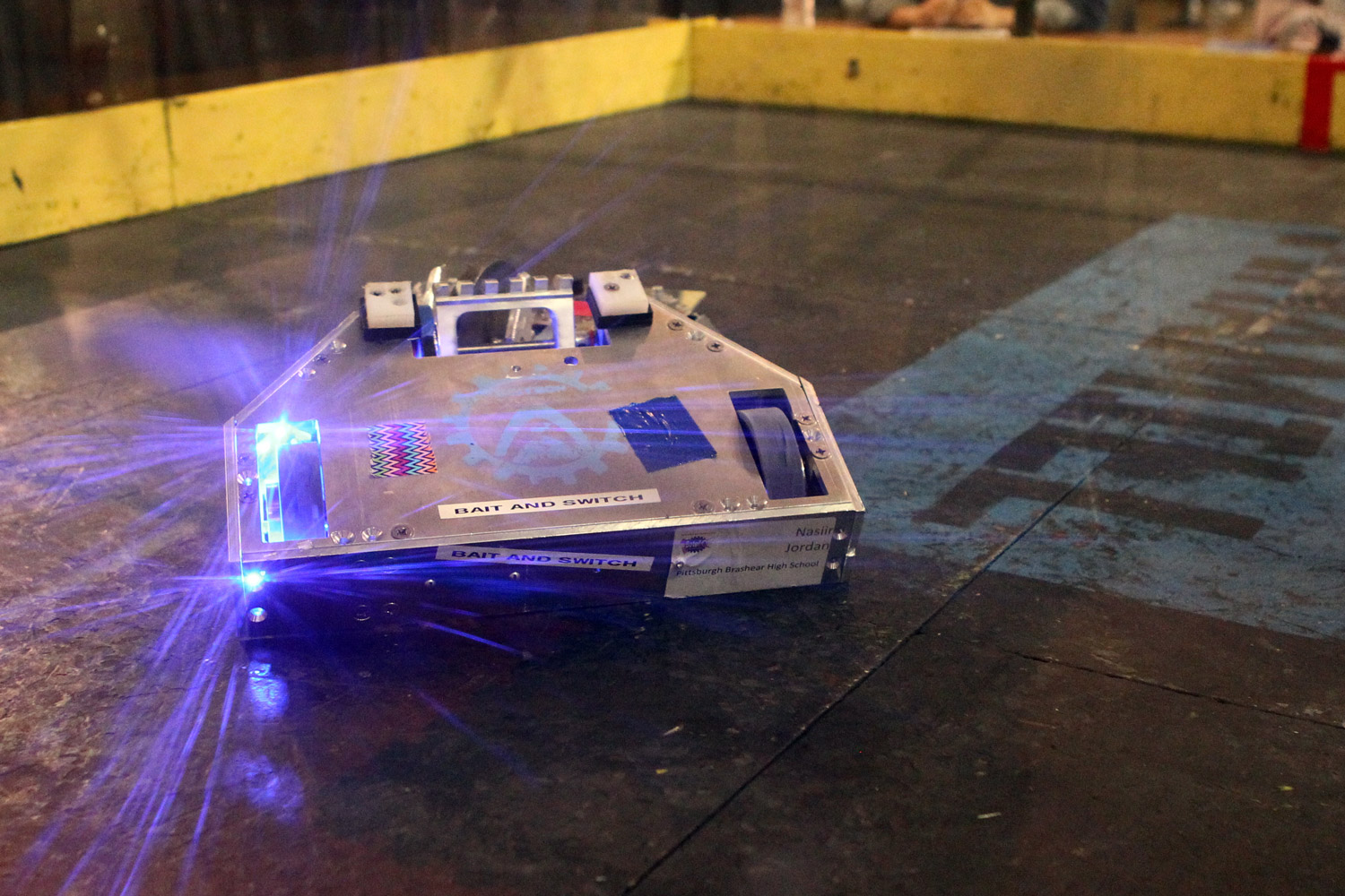 Combat Robotics League pits student creations against each other